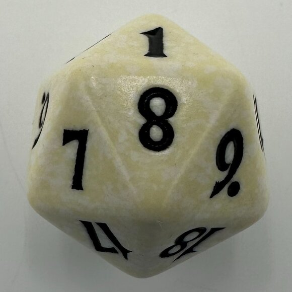 Magic The Gathering Future Sight White D20 Spindown Die - Picture 3 of 5